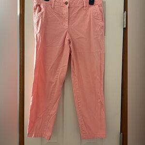Talbots - Girlfriend chino - size 6 - Salmon/pink color